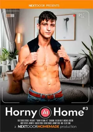 Horny at Home 3. Gay muscle men engage in intense sexual activity in the shower, locker room, bedroom, utilizing POV porno explore their sexuality.