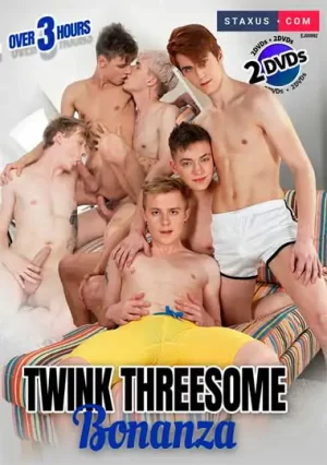 Twink Threesome Bonanza. Three blonde twinks having wild outdoor threesome fucks. Horny friends grope military men, engage in wild threesome public fuck.