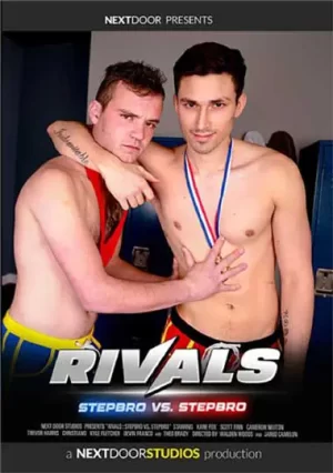 Rivals StepBro vs StepBro. Four hot scenes of unrestrained anal fucking of athletic guys, including coaches, coffee shop anal fucking, and more.