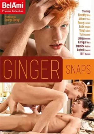 Ginger Snaps (BelAmi) gay porn features Czech young red-haired guys engaging in bareback gay action, deep sucking, anal, and rough homemade fucking.