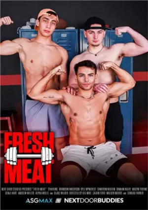 Fresh Meat (Next Door). Download gay porn film delivers sizzling sex, threesomes and intense orgasms. Muscled athletes, big dicks and raw group gay sex.