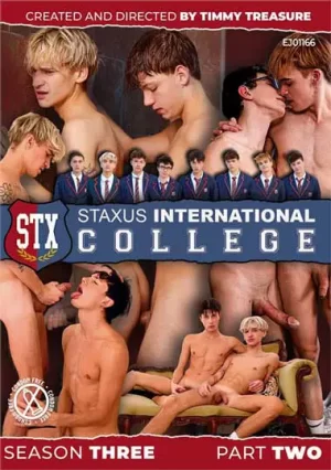 Staxus International College 3 Part 2. Raw passion, drama, and steamy hookups with young twinks. Gay porn parody featuring intense gay action in 2 hours!