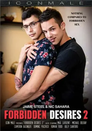 Forbidden Desires 2 Gay Porn: Icon Male's 2026 taboo bareback gay porn film. Four sizzling vignettes of raw, no-limits sex. Watch the forbidden lust now.