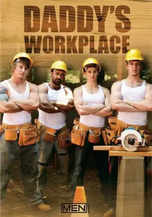 Daddy's Workplace Gay Porn: Your ultimate gay porn download! Hairy Daddies demand young workers for hard anal in this intense construction site orgy.